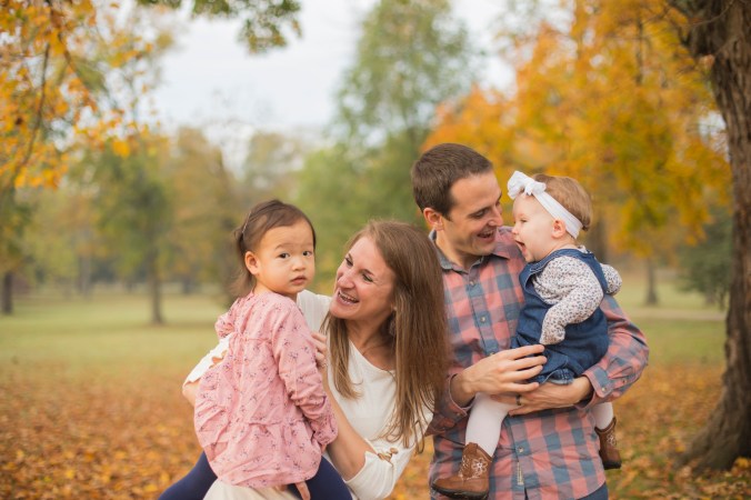Family of Four Fall Family Photography Session